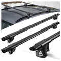 AGURI Runner II | Kompatibel mit Opel Astra Sports Tourer Kombi 2010+ | Dachgepäckträger Dachträger | Geeignet zur Befestigung von Dachboxen, Fahrradträger, Leiter | Robuste Konstruktion aus Alu | TÜV
