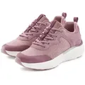 LASCANA Turnschuhe, Sneaker Freizeitschuh, Schnürhalbschuh mit herausnehmbarer Innensohle VEGAN lila 36