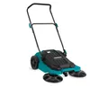 VONROC Handkehrmaschine manuell, 65 cm Arbeitsbreite, (Kehrmaschine, Laubkehrmaschine), 18 Liter Behälter, 2600m2 pro Stunde