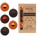 Kugel Shiny Chestnut - WE Love Christmas - Magic by Inge - 30 Stück / 6cm