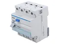 CDS440D RCD-Schalter lNenn: 40A IDiff: 30mA Stoßstrom: 250A Pole: 3+N HAGER
