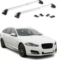 Dachträger für Jaguar XF Wagon X250 2012-2016 Aluminium Silber 2 tlg ABE