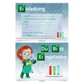 Einladungskarten (8 Stück) zur Einschulung Schule Einladung Karten "Chemie"
