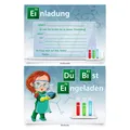 Einladungskarten (8 Stück) zur Einschulung Schule Einladung Karten "Chemie"