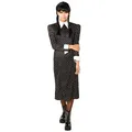 Rubie's 1000507M000 TV-Show Wednesday Kostüm Kleid Addams für Erwachsene, Schwarz, Größe 42-44 Halloween