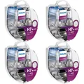 4x Philips VisionPlus DuoBox H7 Halogen bis zu 60% mehr Licht 55W 12V Autolampen