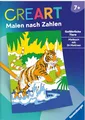 Ravensburger CreArt Malen nach Zahlen ab 7: Gefährliche Tiere, Malbuch, 24 Motive