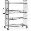 Fetra Kommissionierwagen 28332, verzinkt, 4 Etagen, Höhe 1825mm, 1250 x 610mm