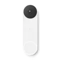 Google Nest Doorbell - akkubetriebene Türklingel mit Videofunktion, 960P, Schwarz/Weiß, 1 Stück (1er Pack)