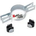 Mittelschelle Rund für 42 mm Pfosten Verzinkt