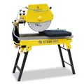 BAMATO STRM-455 Steintrennmaschine Fliesenschneider | inkl. Trennscheibe 450mm & Fahrvorrichtung | 700mm Schnittlänge | inkl. Wasserpumpe & Winkelanschlag | Sägekopf 90°- +45° | 150mm Schnitthöhe