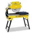 BAMATO Steintrenner STRM-455 Steintrennmaschine 2,2 kW 450mm Diamanttrennscheibe 230V, 45° schwenkbar, 150mm Schnitthöhe, Steinsäge, Kühlung, Fahrwerk