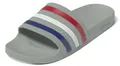 adidas Unisex Adilette Aqua Slides, grey two/mystery ink/pure ruby, 42 EU