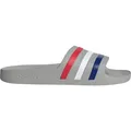 adidas Adilette Aqua Slides grey two-mystery ink-pure ruby (AA2S) 8