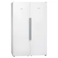 SIEMENS Side by Side Kühlschrank KA95NAWEP - weiß - E