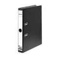 Falken Aktenordner 25x Hängeordner A4 Hartpappe, Rücken 70mm - Schwarz - 11285566F, Ordner Wolkenmarmor