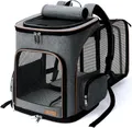 Lekesky Groß Katzen-Rucksack Hunde-Rucksack für Katzen und Hunde bis 8-10kg