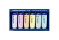 Stylex Acrylfarbe Pastell Acrylfarben im Set, 6 Tuben á 75 ml - Malfarbe Basteln Künst