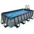 Exit Toys - Exit Stone Pool 400x200x100cm Mit Sandfilterpumpe - Grau
