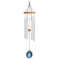Meinl Sonic Energy Windspiel Meditation Windspiel mit Achat Stein und 6 Klangstäben 73 cm Aluminium