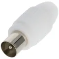 Goobay Koax-Stecker mit Schraubbefestigung - schraubbarer Koax-Stecker aus Kunststoff