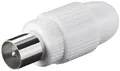 Antennenstecker IEC KOAX Stecker gerade Koaxial TV SAT männlich Antennen Kabel