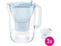 BRITA Style eco, inkl. 3 MAXTRA PRO All-in-1, Wasserfilter, Gletscherblau