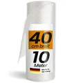Luftpolsterfolie Rolle 10m x 40 cm - Ideal für Versand, Verpackung und Umzug -