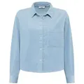 Marc O'Polo DENIM Langarmbluse Cordbluse loose fit mit lässiger Bubble-Struktur M (38)