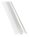 Einsteiger PVC Klemmprofil-Oberteil 61 x 3000 mm - Weiß - 3445569