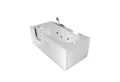 AcquaVapore Whirlpool-Badewanne Seniorenwanne Whirlpool mit Tür S17-WP-R-ALL 75x150cm, (1-tlg), mit Ablaufgarnitur