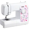 Mechanische Nähmaschine KE14s - Little Angel weiß/violett, mit Fingerschutz