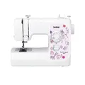 Brother KE14S Nähmaschine 50W Weiß mit LED-Beleuchtung und Finger Schutz