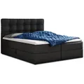Sofnet Boxbett, Schwarz, Textil, H3, Rechteckig, 140x200 cm, Schlafzimmer, Betten, Boxspringbetten