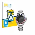 6x Panzerfolie Schutzglas für Rolex GMT-Master II Displayschutz