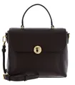FURLA Vitello Night Moonlight Top Handle Bag S Handtasche Cioccolato dunkelbraun