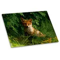 itenga Schreibtischunterlage Fuchs abwischbar rutschfest glatt Kunststoff