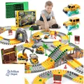 Autorennbahn 264 Stück Flexibel Bausatz DIY Rennstrecke Kinder