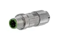 10 Stk. Metz Connect M12 Stecker MNF881A115 Rundsteckverbinder M12