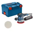 Bosch Exzenterschleifer GEX 40-150 mit 1 x Schleifblatt M480 und L-BOXX Betriebsart: Kabelgebunden|Art des Zubehörs: GEX 40-150 mit 1 x Schleifblatt M480 und L-BOXX
