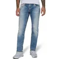 CAMP DAVID Straight-Jeans NI:CO:R611 mit markanten Steppnähten blau 38