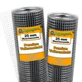 Aquagart 25m x 1m Volierendraht 25mm Drahtgitter Schweissgitter Drahtgeflecht Drahtzaun