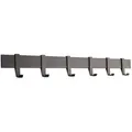 Designfabrik Hamburg Moderne, Schwarz, Metall, Rechteckig, 58x7x5 cm, Garderobe, Garderobenleisten & Garderobenhaken
