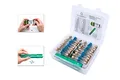 QUADRIOS GmbH Widerstands Sortiment Set Box Metallschicht-Widerstände bedrahtet 1Ohm - 1M Ohm Sortimentskasten 20 Standardwerte E24 je 20 St (1000 Teile, 0,5 W, Toleranz: 1%) 1811P029 1000 Stück