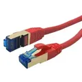 ProfiPatch Netzwerkkabel Cat7 S/FTP RJ45 LAN Kabel LSZH Premium Ethernet Patchkabel 10GB 600MHz rot 30m Switch Router Gaming Patchpanel