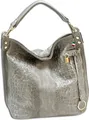Florence Leder Tasche Beuteltasche Shopper grau OTF162K