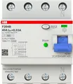 BUSCH-JAEGER F204B-40/0,03 FI-Schutzschalter Typ B 4P, 40A, 30mA, 3kA, 4TE F204 B-40/0.03