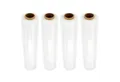 SCHMIDT security tools Schutzfolie Stretchfolie 4 Rollen je 300m 50cm Transparent Dehnfolie Wickelfolie