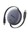 UGREEN Einziehbares USB-C-auf-USB-C-Ladekabel 100 W, Schnellladung, 4-Länge verstellbar (0,36/0,6/0,82/1 m), Auto-Rücklauf-Typ-C-Kabel für MacBook, iPad, iPhone Air/17/16, Galaxy S25 (Space Grau 1m)