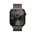Apple Watch Series 10 LTE 46mm Slate Titangehäuse mit Slate Milanese Loop S/M MC7R4QF/A